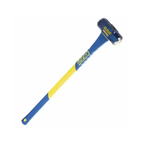 10-Lb. Sledge Hammer, Steel Head, 36-In. Fiberglass Handle