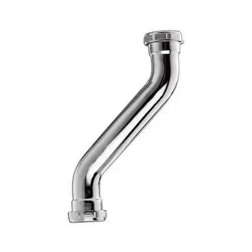 Double Offset Trap, Chrome Plated, 1-1/2 x 1-1/2-In.