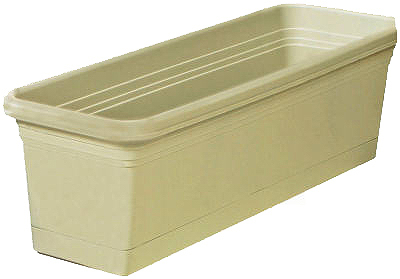 Southern Patio WB2412OG Rolled Rim Window Box Planter, 8 in W, 23-3/4 in D, Dynamic Design, Polyresin, Olive Green