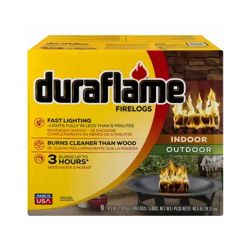 DURAFLAME COWBOY INC 9405 Firelogs, 4.5-Lbs Each pack of 9