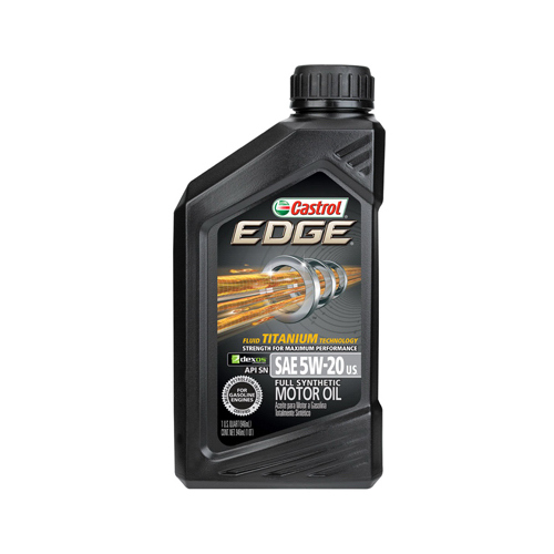 BP LUBRICANTS USA INC 15D4DC Edge Motor Oil, 5W-20, 1-Qt.