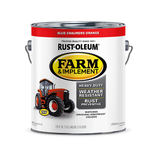 SPECIALTY 7458402 Farm Equipment Enamel, Allis Chalmers Orange, 1 gal Can