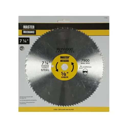 Circular Saw Panel Blade, 100-Tooth x 7-1/4-In.