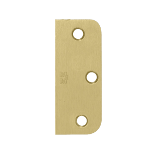 Crl F358db 3 1 2 Hinge Filler 5 8 Radius Dull Brass