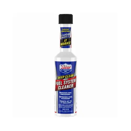 Deep Clean Fuel System Cleaner Straw, 5.25 oz Bottle