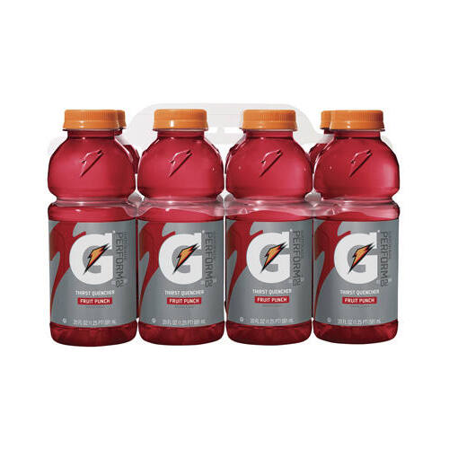 Thirst Quencher Drink, Fruit Punch, 20-oz  pack of 24