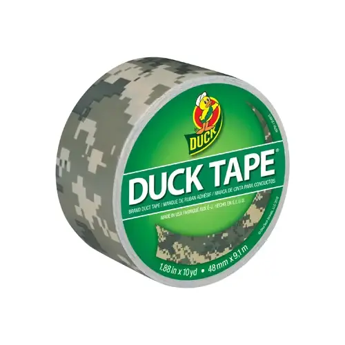 Shurtech Brands 1388825 Duct Tape, Digital Camo Print, 1.88-Inch x 10 Yds.