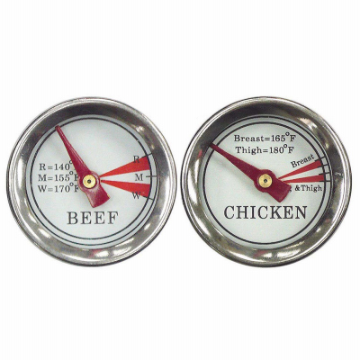 Mr Bar-B-Q 40146Y 2PK Meat Thermometers