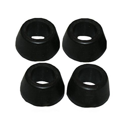 Stepped Cone Washer, #9 Rubber, 3/8-In. OD Tube  pack of 4