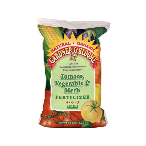 Kellogg Organics 8649 Tomato & Vegetable Fertilizer, 4-6-3 Formula, 12-Lbs.
