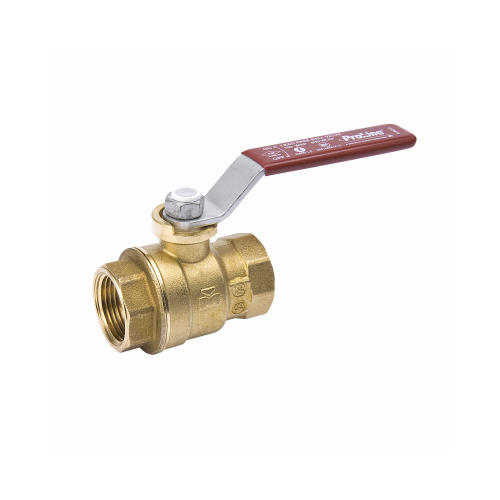 Full Port Ball Valve, Lead Free, Forged Brass, 1/4-In. FPT