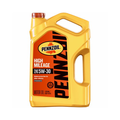 PENNZOIL 550045218 Motor Oil, 5W-30, 5 qt Bottle