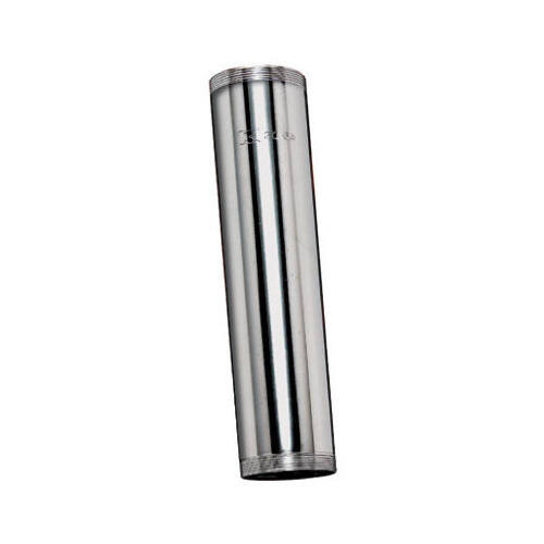 Threaded Drain Tube, Chrome Plated, 1-1/4 x 12-In.