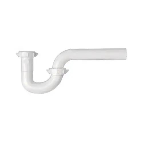 Keeney 400WK P-Trap, White Plastic, 1-1/2 x 1-1/2-In. or 1-1/2 x 1-1/4-In.