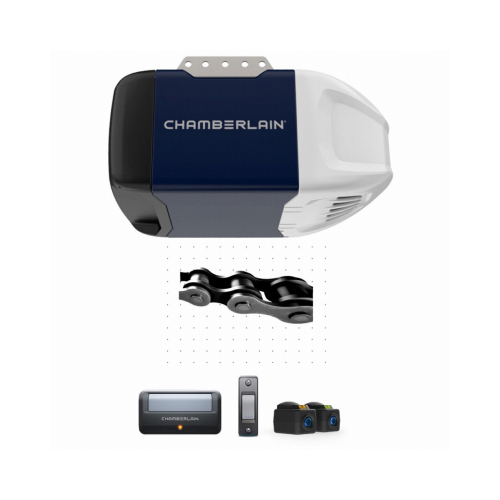 Chamberlain C2202 MYQ Smart Garage Door Opener, Chain Drive, 1/2HP Motor