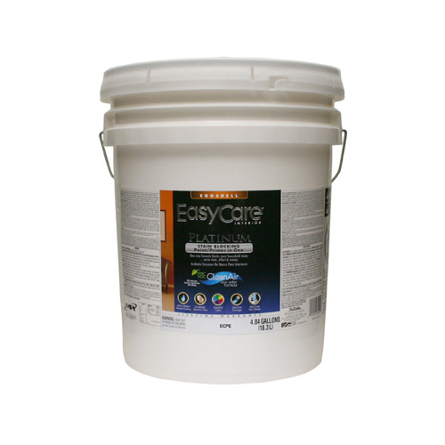 Platinum Interior Paint & Primer + Stain Blocker, Deep Base Flat Latex, 5 Gallons