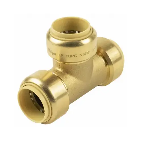 Push-On Pipe Tee 1-In. Copper