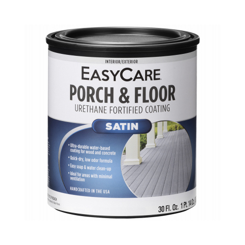 Porch & Floor Acrylic Coating, Dark Gray Satin, 1-Qt. - pack of 4