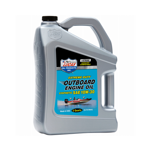 SAE 10W-30 Synthetic Outboard Engine Oil, 5 Qts.