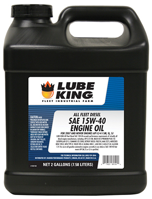 WARREN DISTRIBUTION LU015K2G Fleet Oil, 15W-40, 2-Gallons