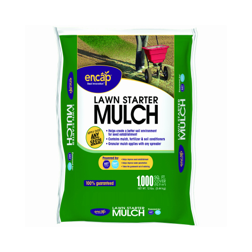 Encap 107414 Lawn Starter Mulch, 1,000Sq. Ft. Coverage, 12Lbs.