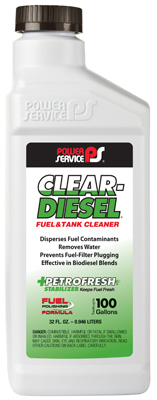 HIGHLINE WARREN/PLEWS 9225 Diesel Fuel and Tank Cleaner, 32-oz.