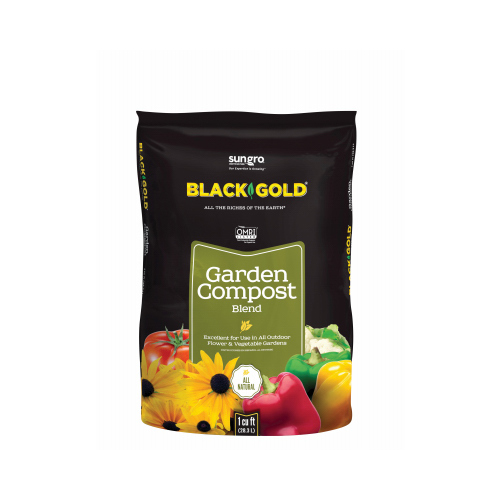 Black Gold 1411602.CFL001P Sunshine Garden Compost, 1 cu-ft Coverage Area, 30 lb Bag