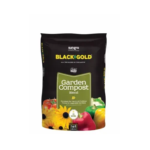 Black Gold 1411602.CFL001P Sunshine Garden Compost, 1 cu-ft Coverage Area, 30 lb Bag