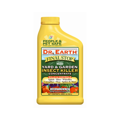 Dr. Earth 1022 Final Stop Organic Yard & Garden Insect Killer, 24-oz. Concentrate