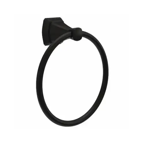 Delta FLY46-MB-R Flynn Towel Ring, Matte Black