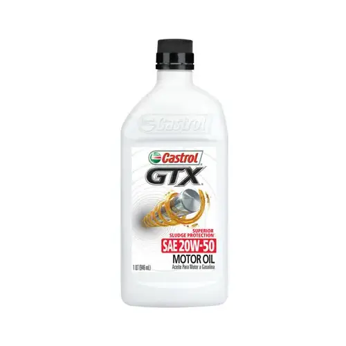 BP LUBRICANTS USA INC 151A8E GTX Motor Oil, 20W-50, Qt.