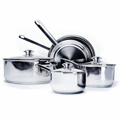 EPOCA INC ESTL-1208Q 8PC SS Cookware Set