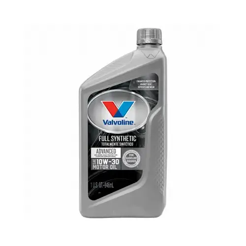 Advanced Full Synthetic Motor Oil, 10W-30, 1 qt Bottle - pack of 6