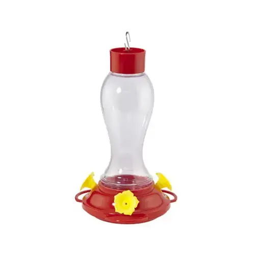 Bird Feeder, Hummingbird, Plastic Bottle, 18-oz.