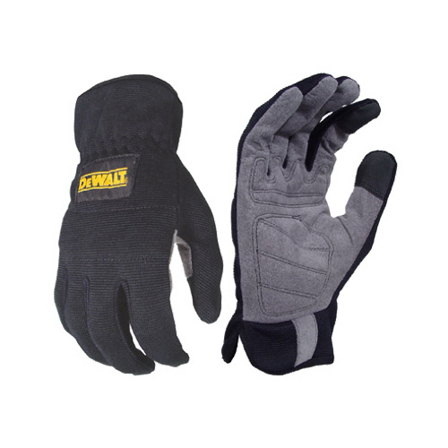 Radians DPG218L Rapidfit Slip On Gloves, Form Fitting, Abrasion Resistant, Men's L