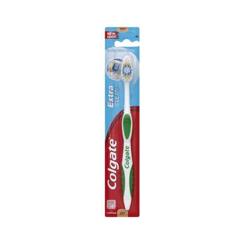 COLGATE PALMOLIVE CO 55676 Extra Clean Toothbrush, Soft Head