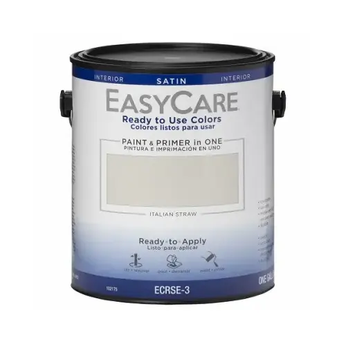 Ready to Use Colors Interior Satin Acrylic Latex Paint, Italian Straw, Gallon