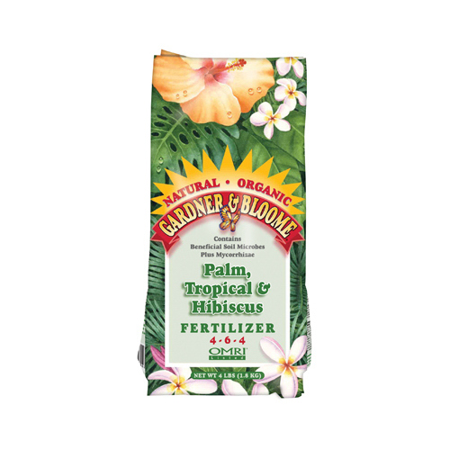 Kellogg Organics 8650 Palm & Tropical Fertilizer, 4-6-4 Formula, 4-Lbs.