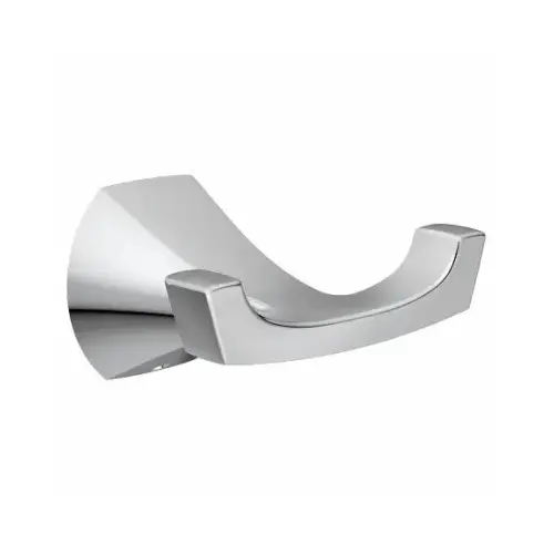 Moen MY8703CH Lindor Double Robe Hook Bright ChromeFinish