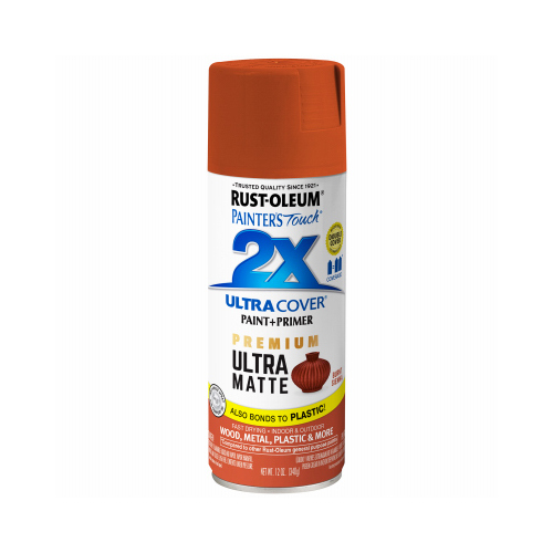 General-Purpose Paint, Matte, Burnt Sienna, 12 oz, Aerosol Can