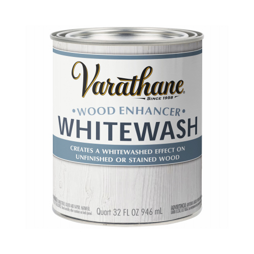 Wood Grain Enhancer Whitewash Oil-Based Urethane Modified Alkyd 1 qt Whitewash