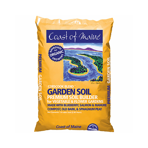 Coast of Maine CO1000 CB1 Cobscook Blend Garden Soil Bag, 1 cu-ft Coverage Area Bag