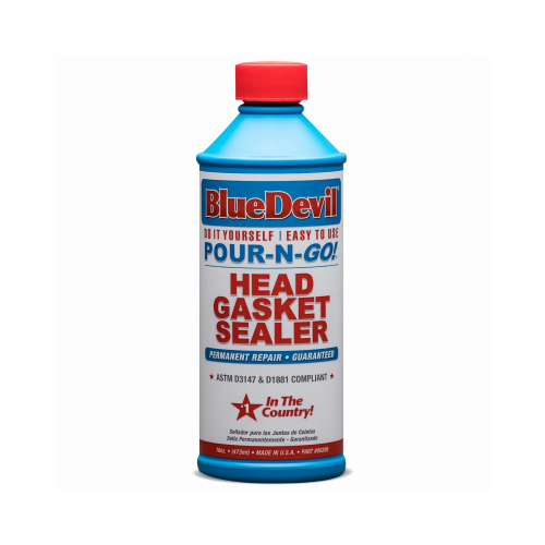 Blue Magic 00209 Pour-N-Go Head Gasket Sealer, 16-oz.