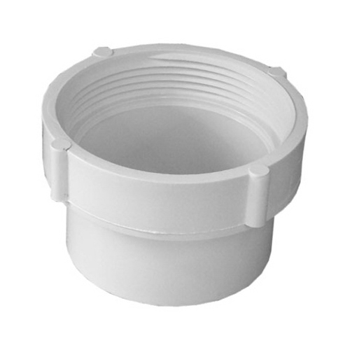 TIGRE USA INC 36-1976 PVC Pipe Fitting, Cleanout Body, 3-In., Spigot x FIP