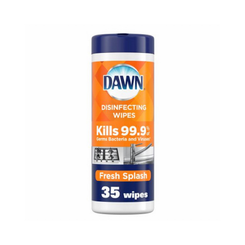 Dawn 66271 Disinfecting Wipes, Fresh Scent, 35-Ct.