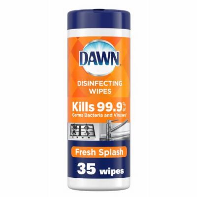 Dawn 66271 Disinfecting Wipes, Fresh Scent, 35-Ct.