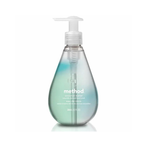 Method Products, Inc 01853 Natural Gel Hand Soap, Coconut Water, 12-oz