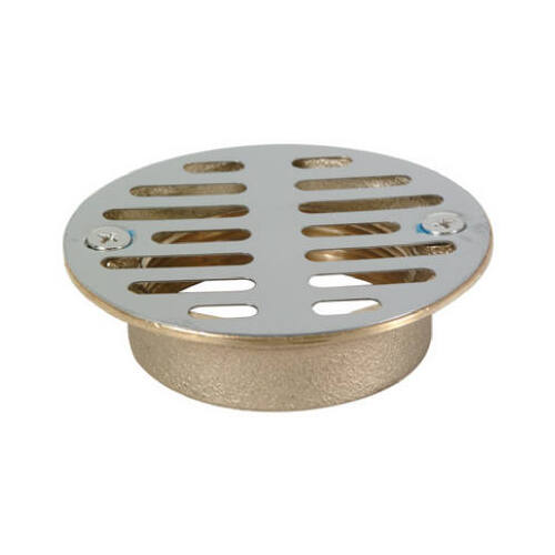 Shower Drain Grill, 2-In.