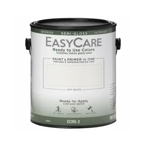 Ready to Use Colors Interior Semi-Gloss Acrylic Latex Paint, Off White, 1 Gallon