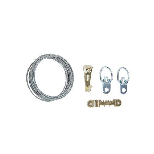 National Hardware N260399 Picture Hanger Kit, Steel, Brass